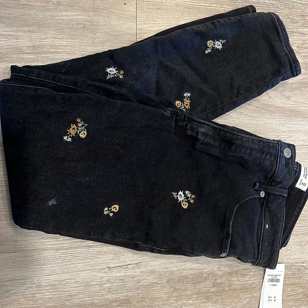 Abercrombie&Fitch high rise super skinny ankle jeans